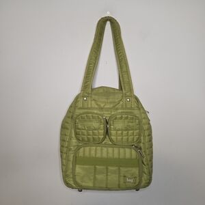 Lug Puddle Green Quilted Women's Bag